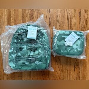 NWT Pottery Barn Kids Mackenzie Extra Large Backpack & Cold Pack Lunch Bag